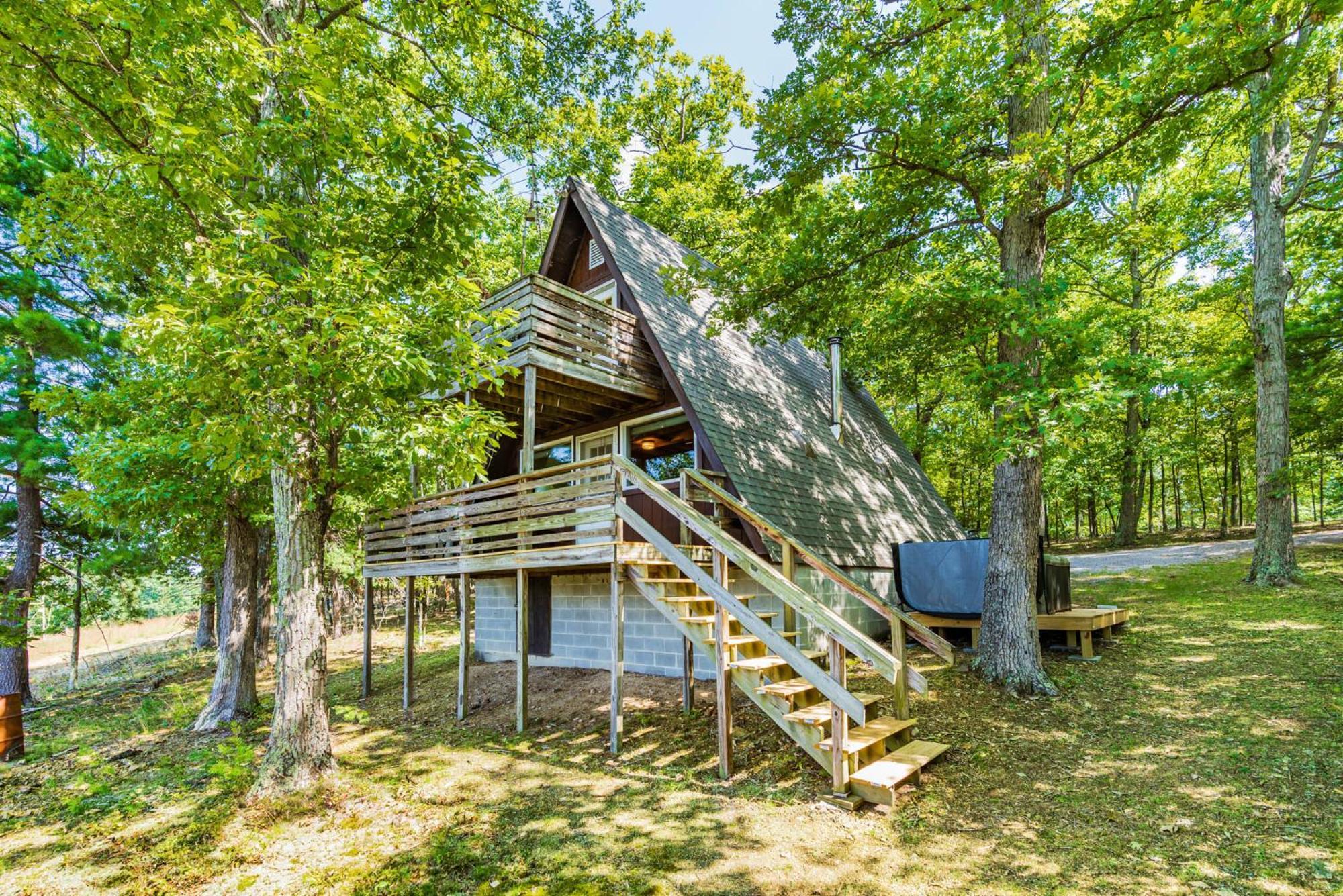 Вилла Great Views! A-Frame W Hot Tub, Grill & Fire Pit Morton Grove Экстерьер фото