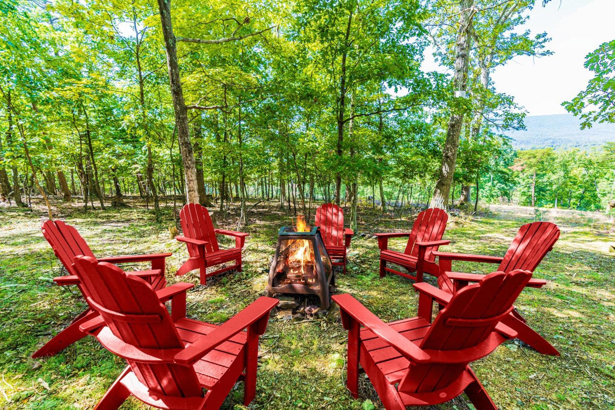 Вилла Great Views! A-Frame W Hot Tub, Grill & Fire Pit Morton Grove Экстерьер фото